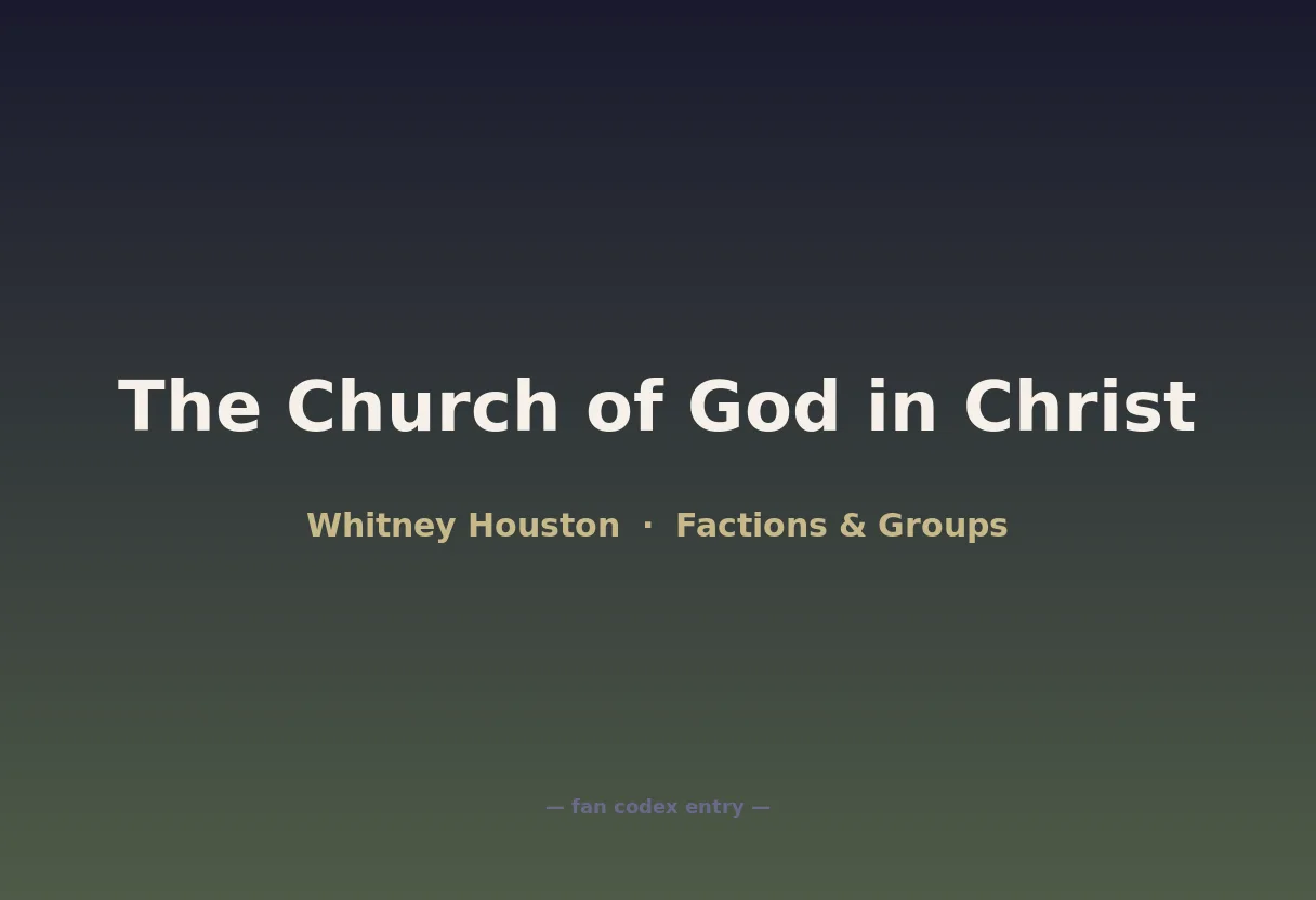 The Church of God in Christ