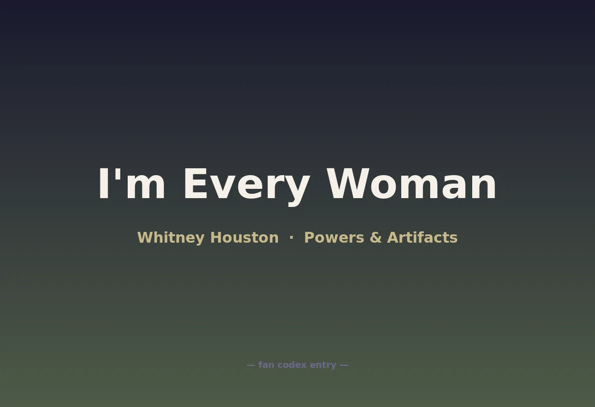 I'm Every Woman