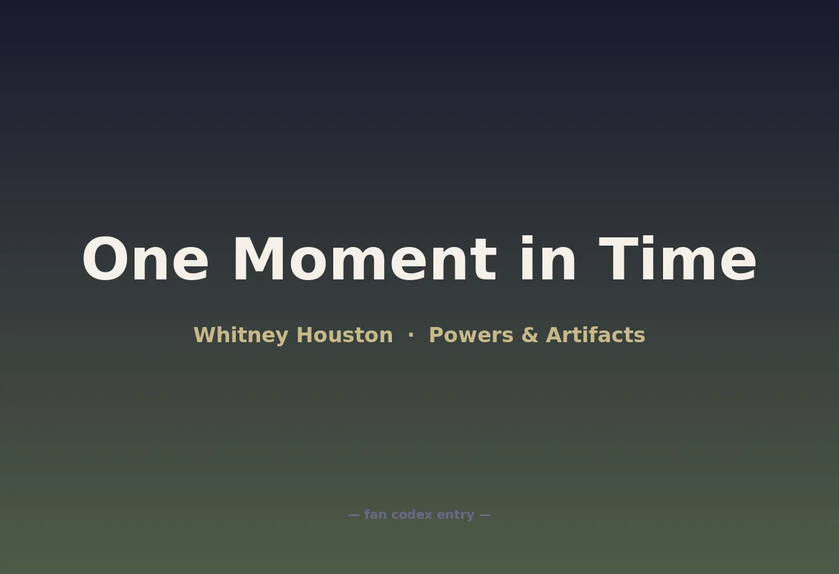 One Moment in Time